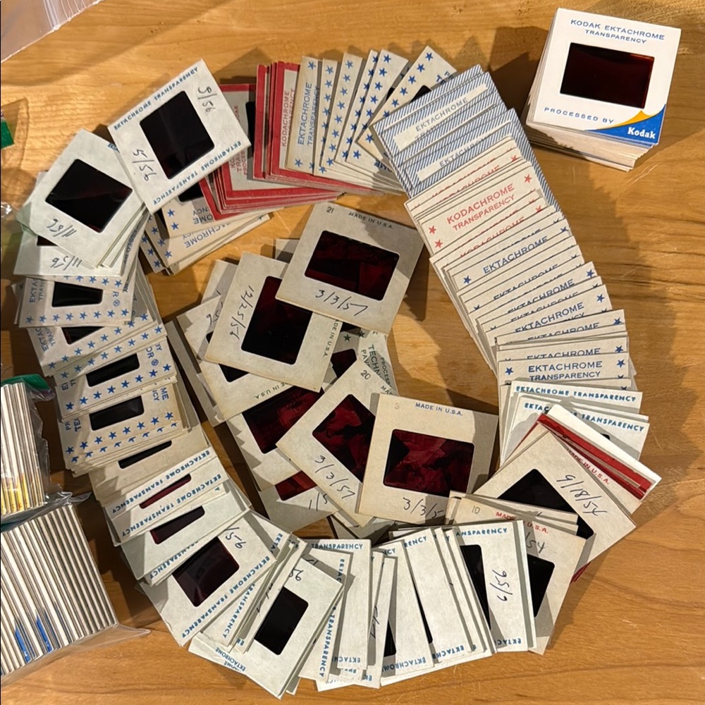 Vintage Lot of 361 Kodak Slides 50s 60s Technicolor Ektachrome Kodachrome MCM